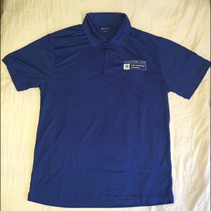 DirtecSat Directv Polo Employee Work Shirt  sz L
